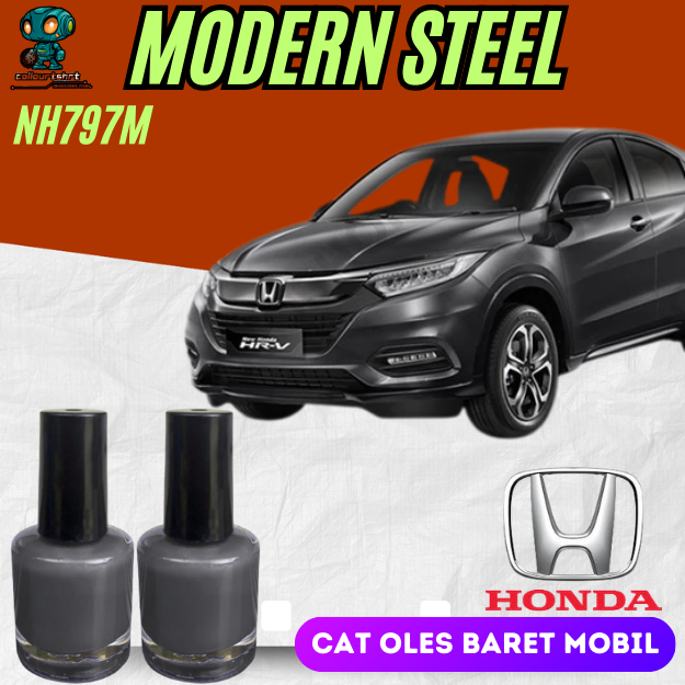 HONDA MODERN STEEL METALLIC CAT OLES PENGHILANG BARET MOBIL LECET ABU-ABU METALIK JAZZ MOBILIO BRIO