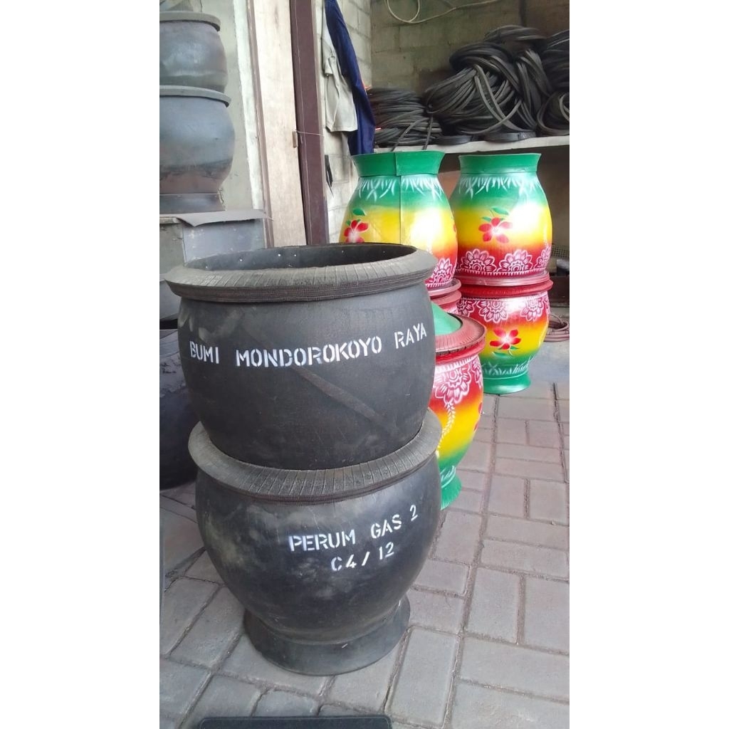 (COD AKTIF) Tempat Sampah Karet Bak Sampah Karet Tempat Sampah Karet Ban Tong Sampah Karet Ban