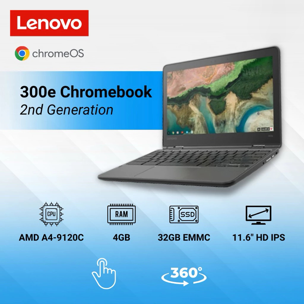 Lenovo Chromebook 300e Touchscreen