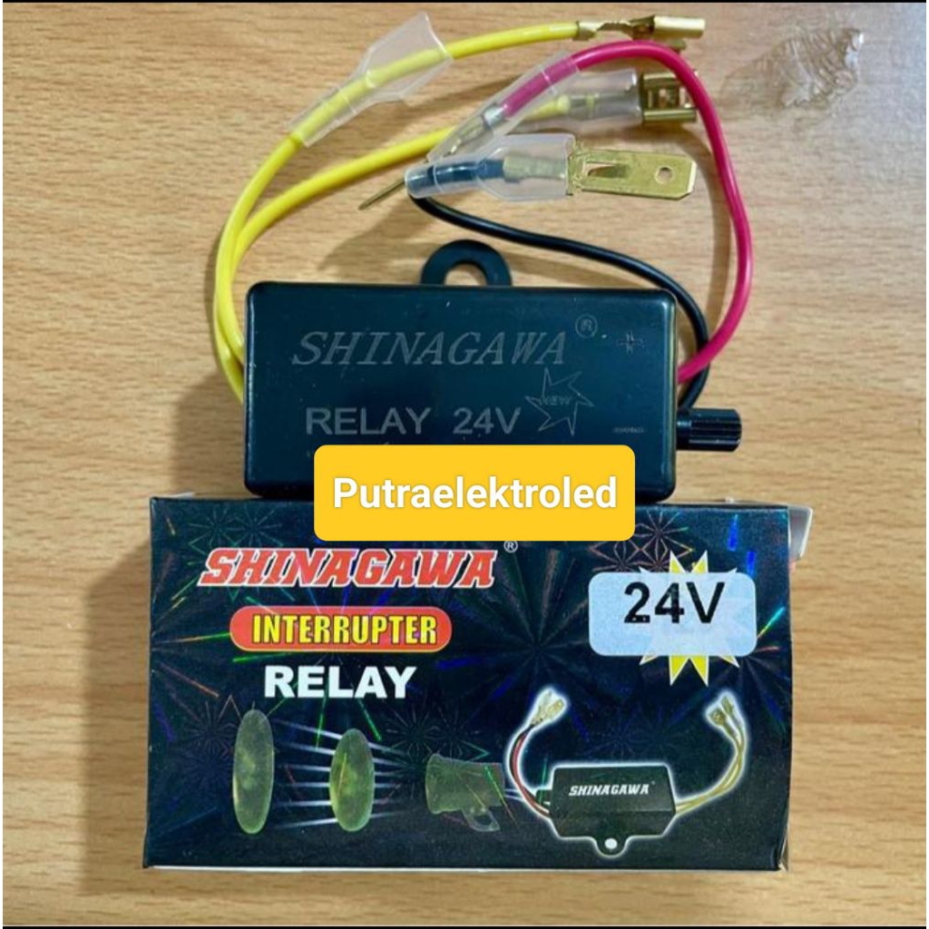 Relay Klakson Interrupter Bunyi Putus Putus DC 24V / Relay Modul Interupter 24 Volt Mobil Truk Bus