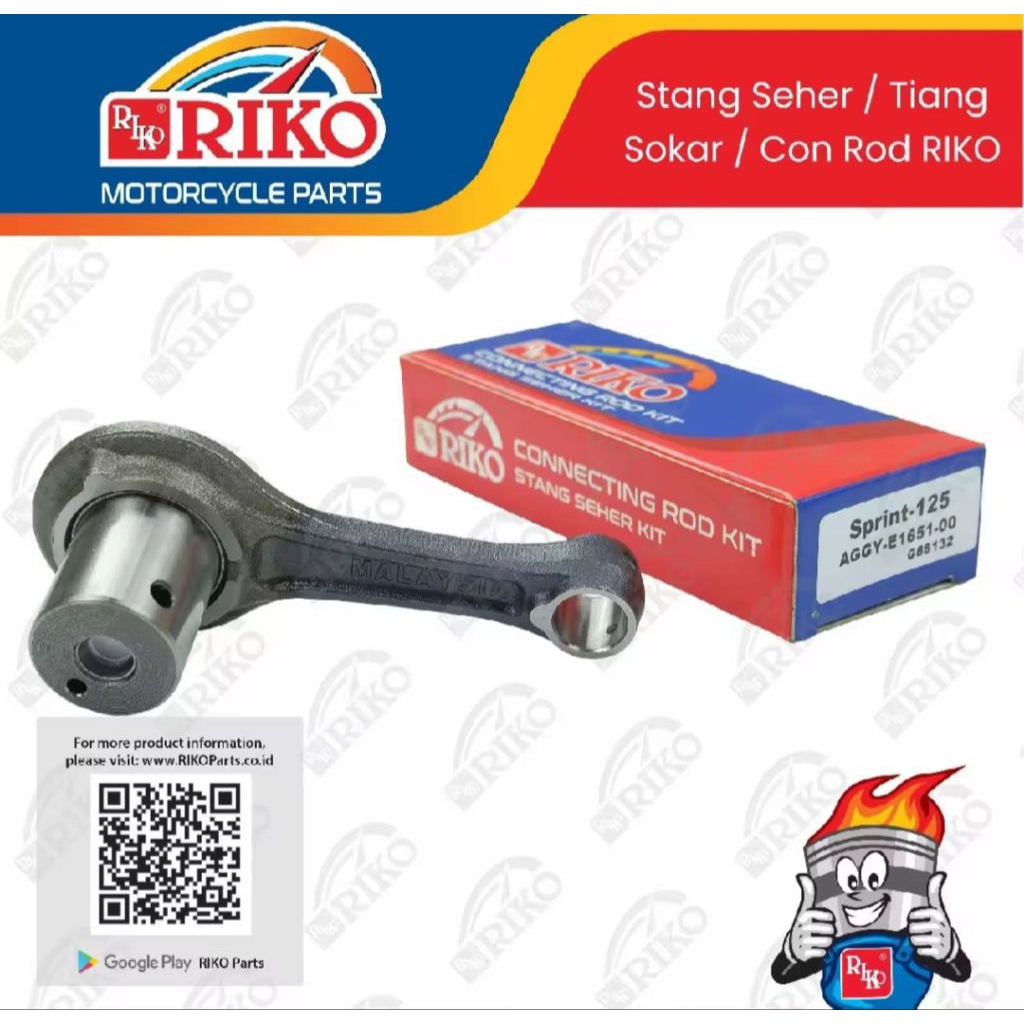 STANG SEHER SPRINT 125/CONROAD SET VESPA PRIMAVERA SPRINT 125 RIKO