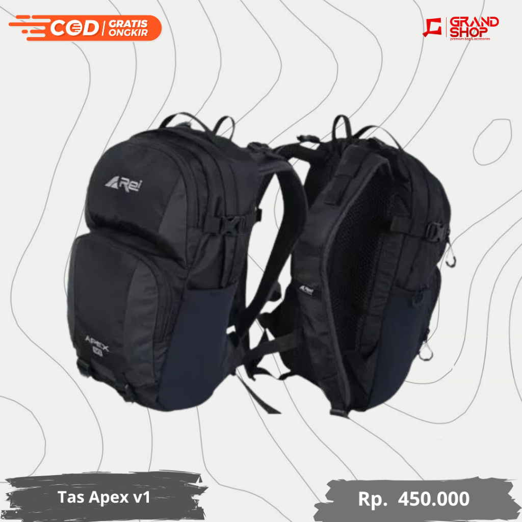 Tas Ransel Apex + Waterbladder Arei Outdoorgear / Tas Hydropack Arei