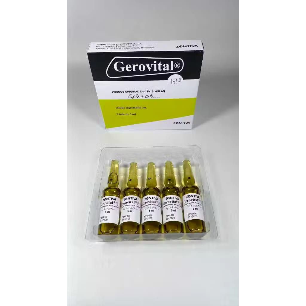 Gerovital h3 Ampul coklat Gerovital original