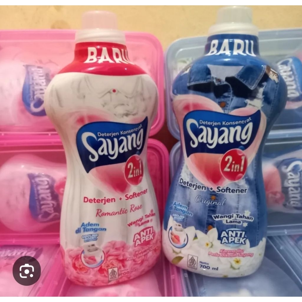 Sayang liquid Detergen cair detergen cair sayang detergen cair 2in1 sayang hijiab molto softener