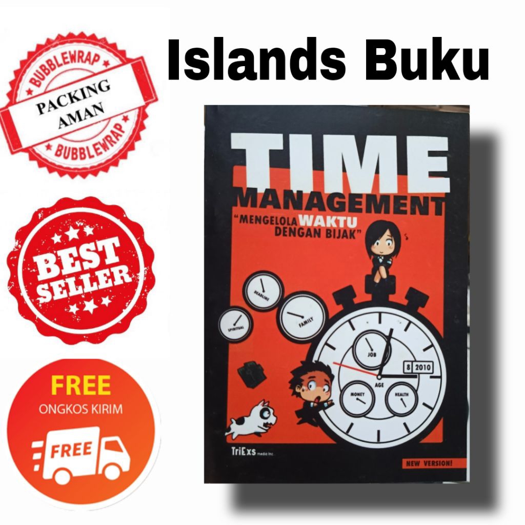 Buku TIME MANAGEMENT Mengelola Waktu Dengan Bijak Triexa