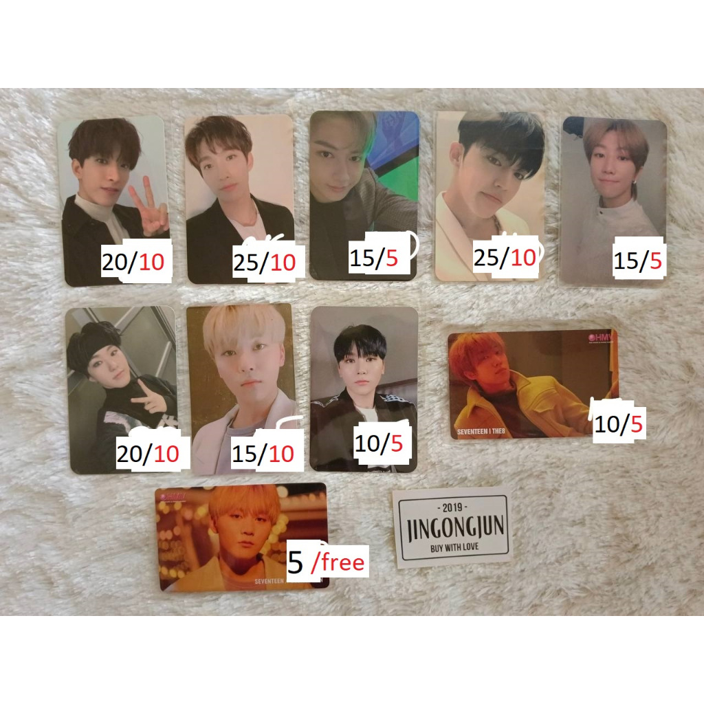 (HARGA BELUM PACKING) Seventeen svt pc photocard ymmd you make my day dawn hmv pob bene jp japan dk 