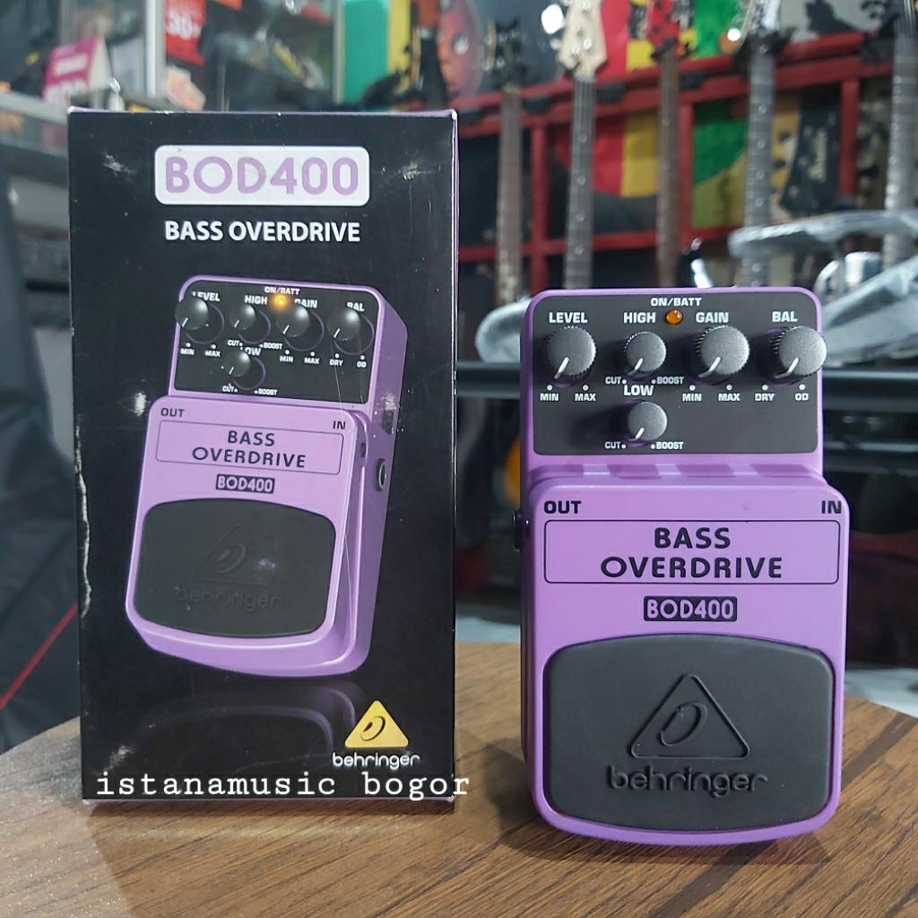 pedal efek BEHRINGER BOD400 Bass Overdrive