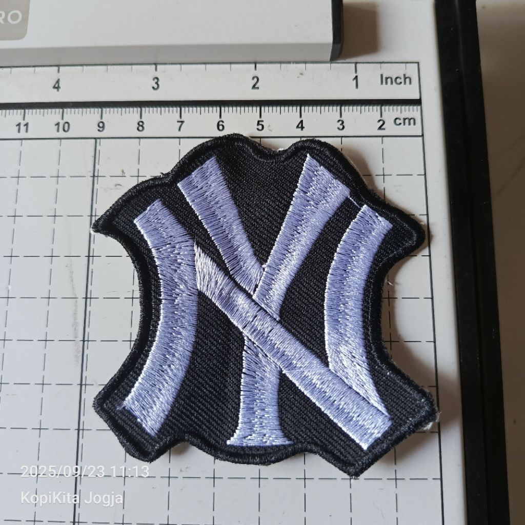 Emblem patch bordir ny ny ny