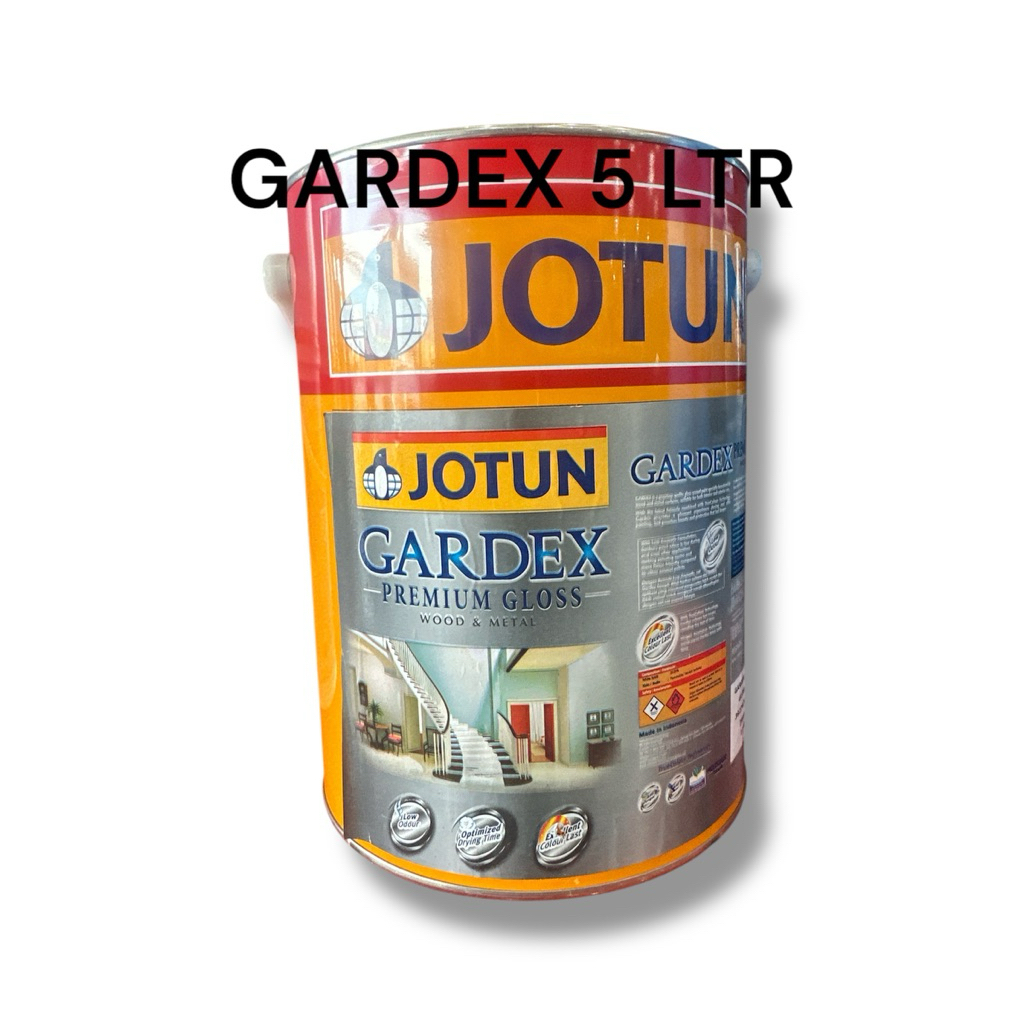 GARDEX PREMIUM GLOSS & SEMI GLOSS 5LTR, CAT MINYAK JOTUN