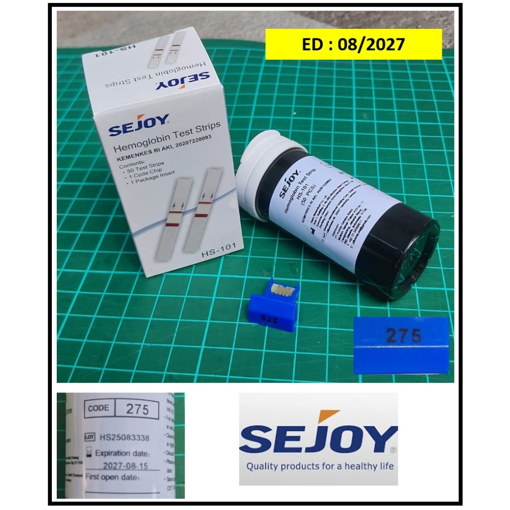 Stik Strip HB Sejoy HS-101 untuk 50 Test
