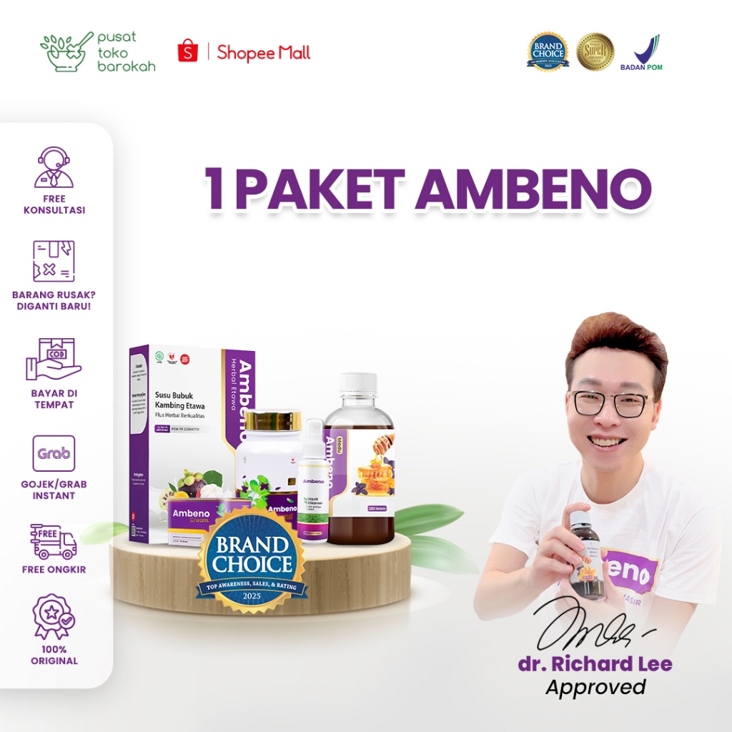 Ambeno Salep Kapsul Madu Susu Herbal Untuk Atasi Ambeien Denagn Aman Ambeno Original BPOM dan Halal