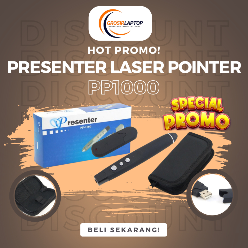 POINTER LASER PRESENTASI PP1000 / POINTER PRESENTASI