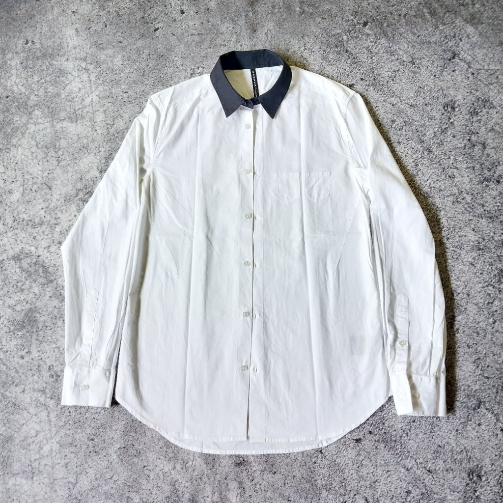 KEMEJA BLACK BARRETT by NEIL BARRETT "SLIM FIT" WHITE [ Original ]