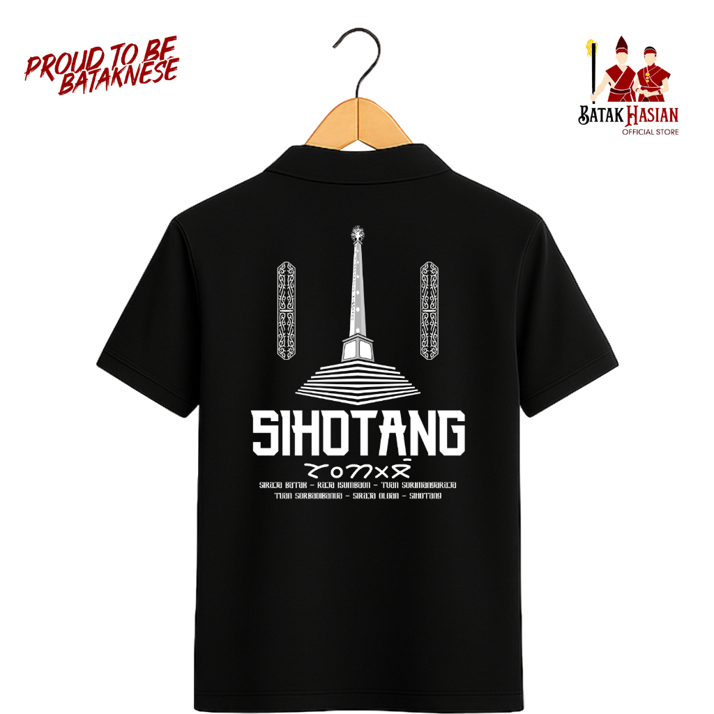 SIHOTANG [KAOS POLO / KAOS BERKERAH] - Kaos Marga Batak – Bahan  Premium – Tidak Mudah Kusut - Sanga