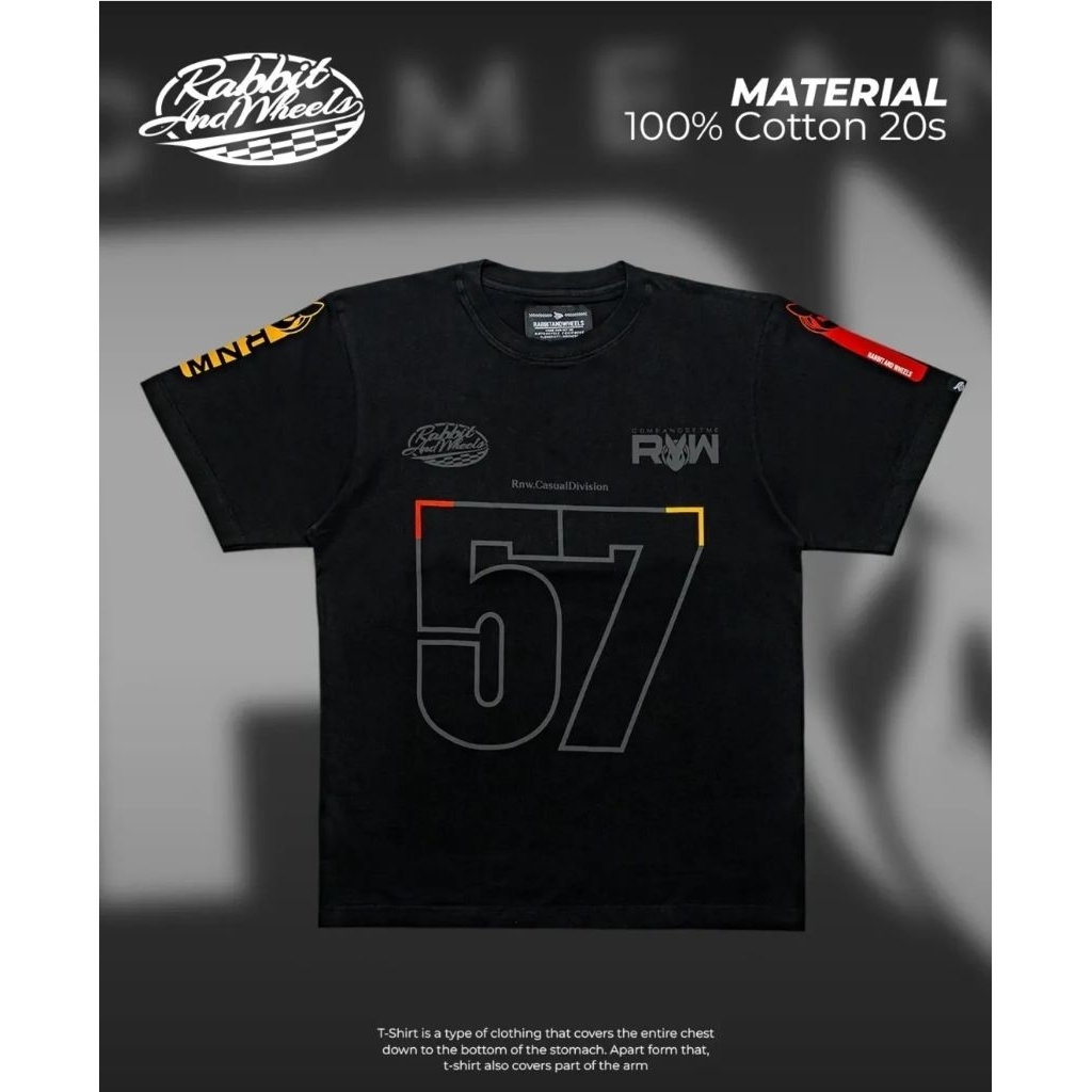 Rabbit And Wheels Tshirt Inline Kaos Rider