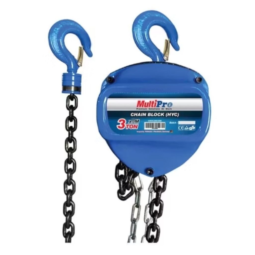 Chain Block Takel Katrol 3 Ton x 10 meter Multipro