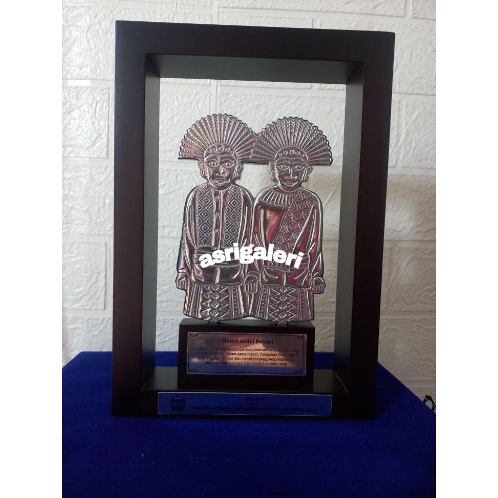 ondel-ondel jakarta, frame ondel-ondel, souvenir ondel-ondel