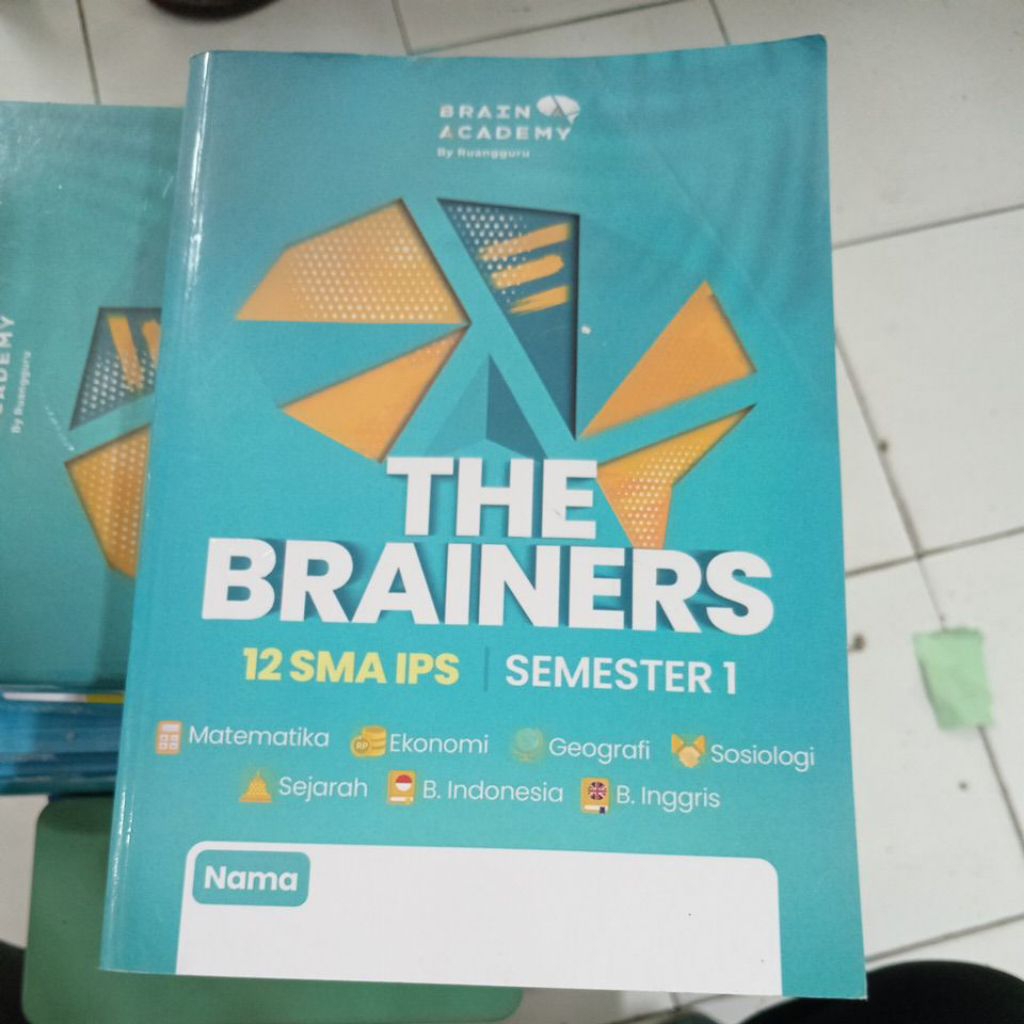 THE BRAINERS 12 SMA IPS SEMESTER 1 BUKU SECOND ORIGINAL