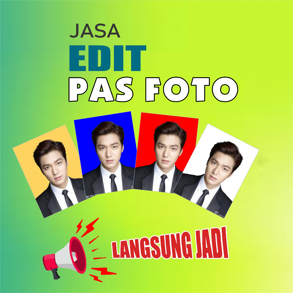 Jasa Edit Foto dan ganti background foto merah biru
