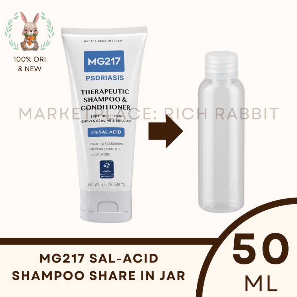 MG217 MG 217 Psoriasis 3% Salicylic Acid Shampoo + Conditioner Share 50 ml