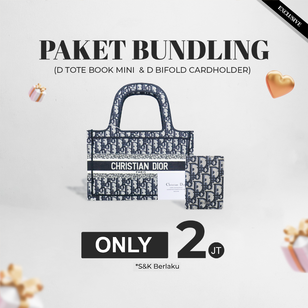 TAS TOTE D BOOK MINI OBLIQUE BLUE BAG