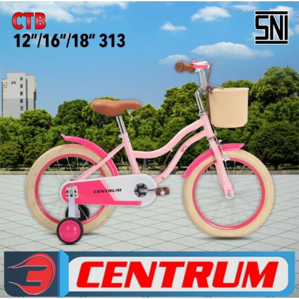 sepeda anak perempuan ukuran 12.16 inch/Dst bike/Toko sepeda