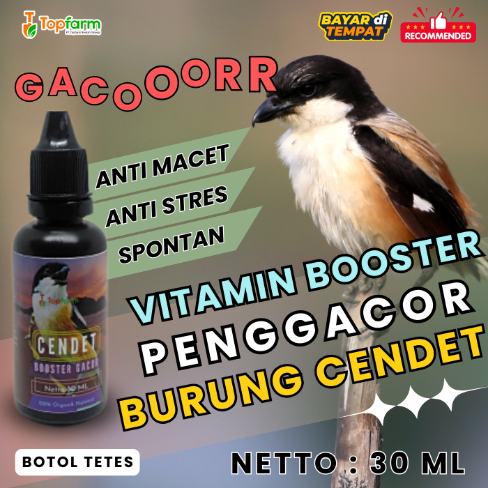 Vitamin Burung Cendet/ Penggacor Burung Cendet/ Vitamin Burung Cendet Gacor/ Doping Burung Cendet Bi