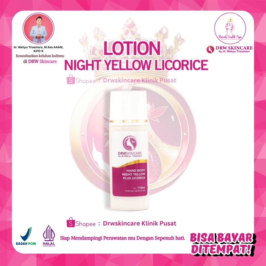 Drw Skincare Lotion Licorice Pemutih Badan Ampuh Kulit Susah Putih BPOM [COD OK]