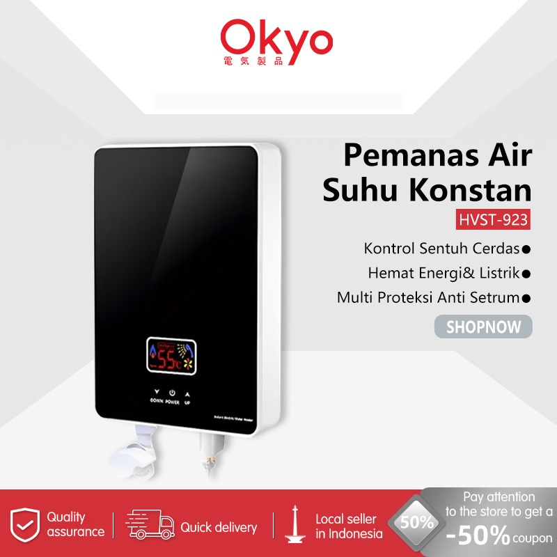 Pemanas Air Pancuran Kamar Mandi Pemanas Air Listrik Instan Yang Dipasang Di Dinding Pemanas Air Hem