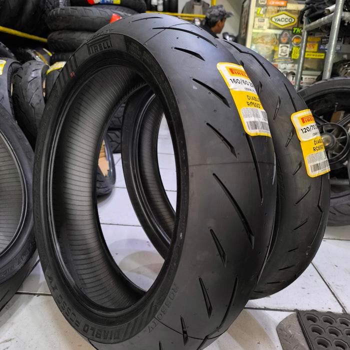 Pirelli Diablo Rosso 4 120/70-17 + 160/60-17 ban zx25 er6