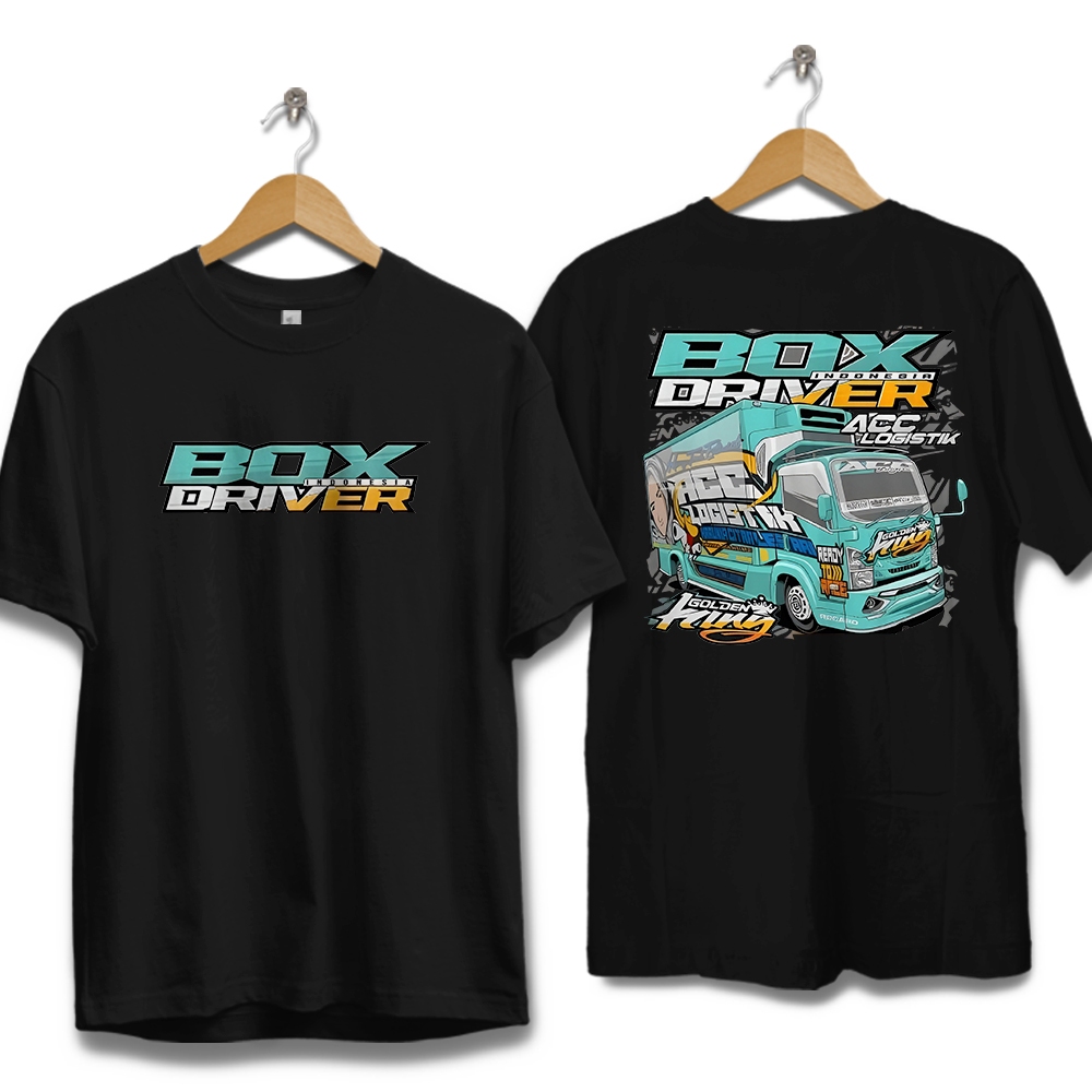 KAOS TRUK BOX DRIVER KAOS TRUK CANTER MANIA BAJU PRIA DEWASA BAHAN LEMBUT