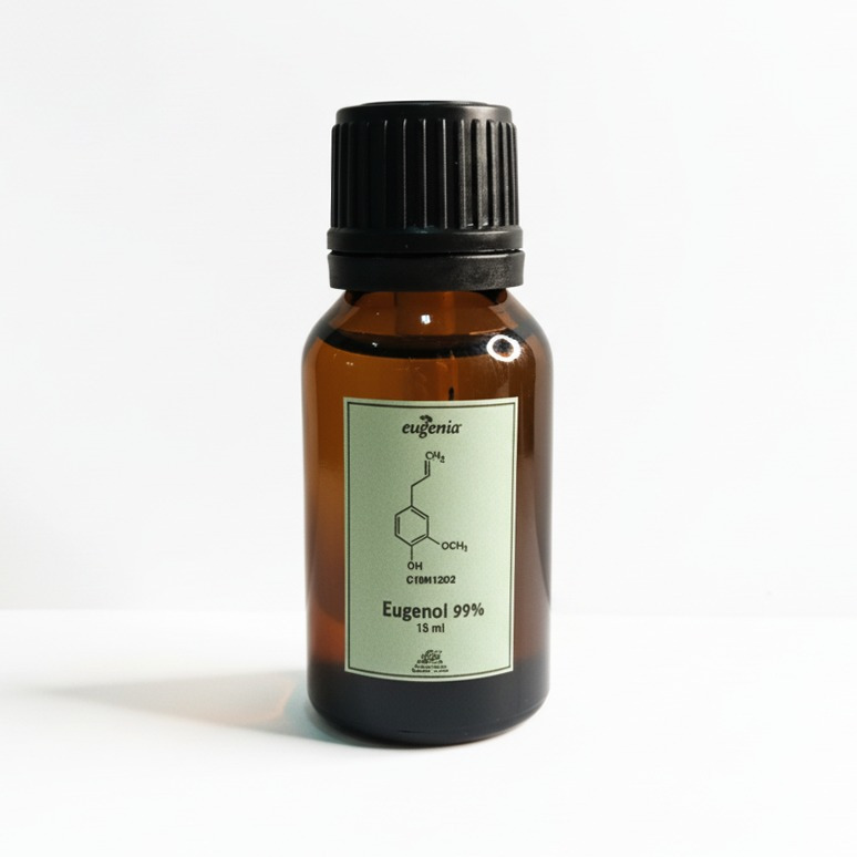Essential Oil 99% Eugenol Murni Minyak Cengkeh (C10H12O2) Berkualitas 15ml Dental Antiseptik
