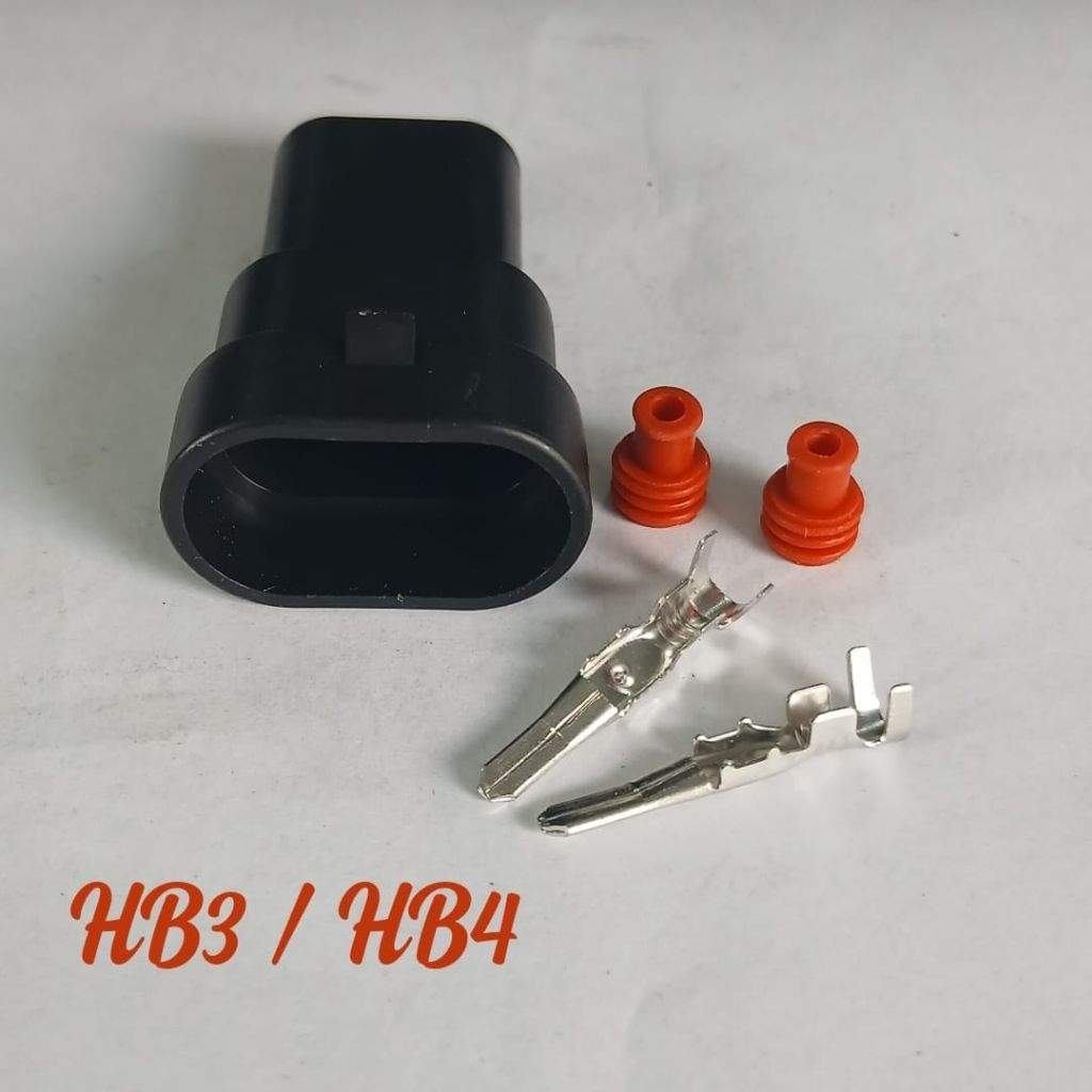 Socket lampu Hb3 Hb4 male