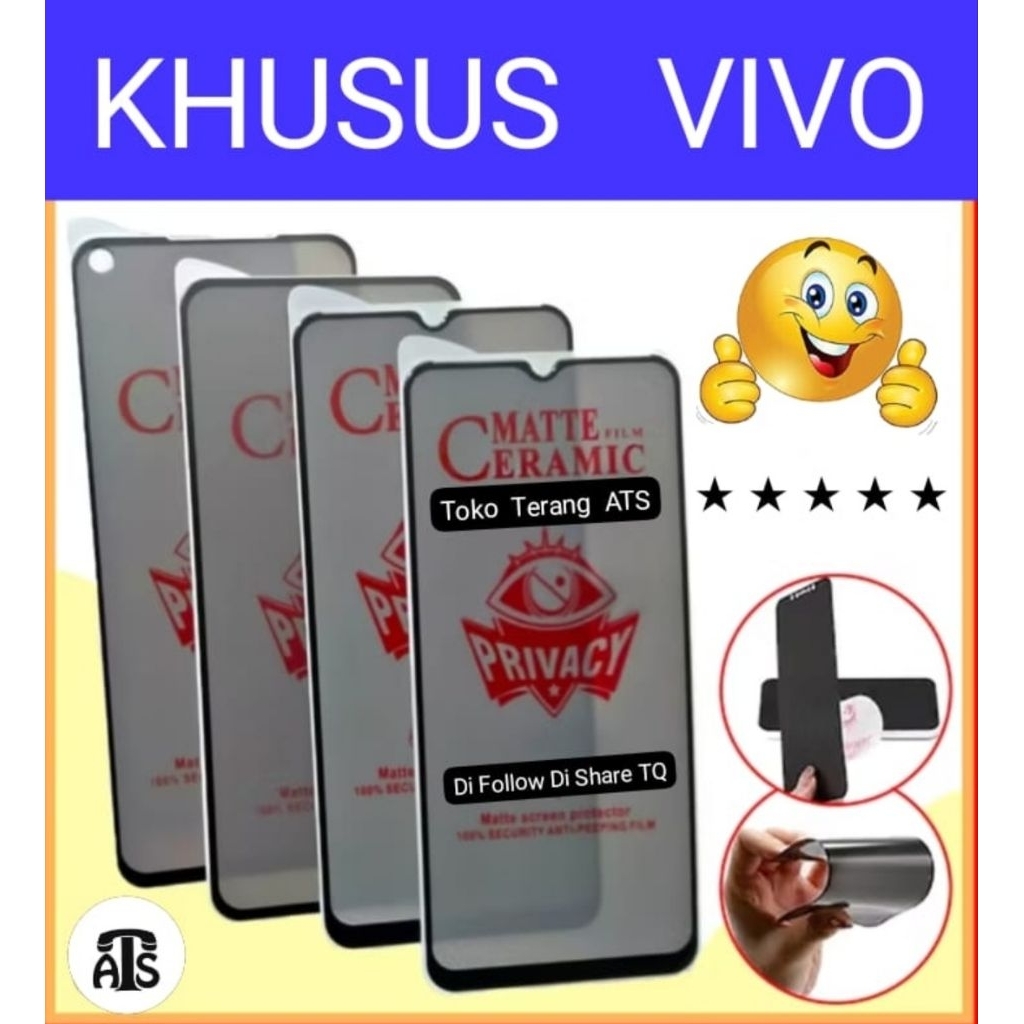 Spy Vivo Ceramics SPY Pelindung Layar LCD HP Vivo...................................................