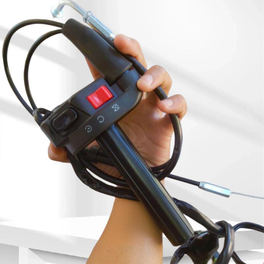 Gas Spontan F1ZR ksr kabel 2 cabang PNP F1ZR  Kabel Hitam dan Tombol Merah