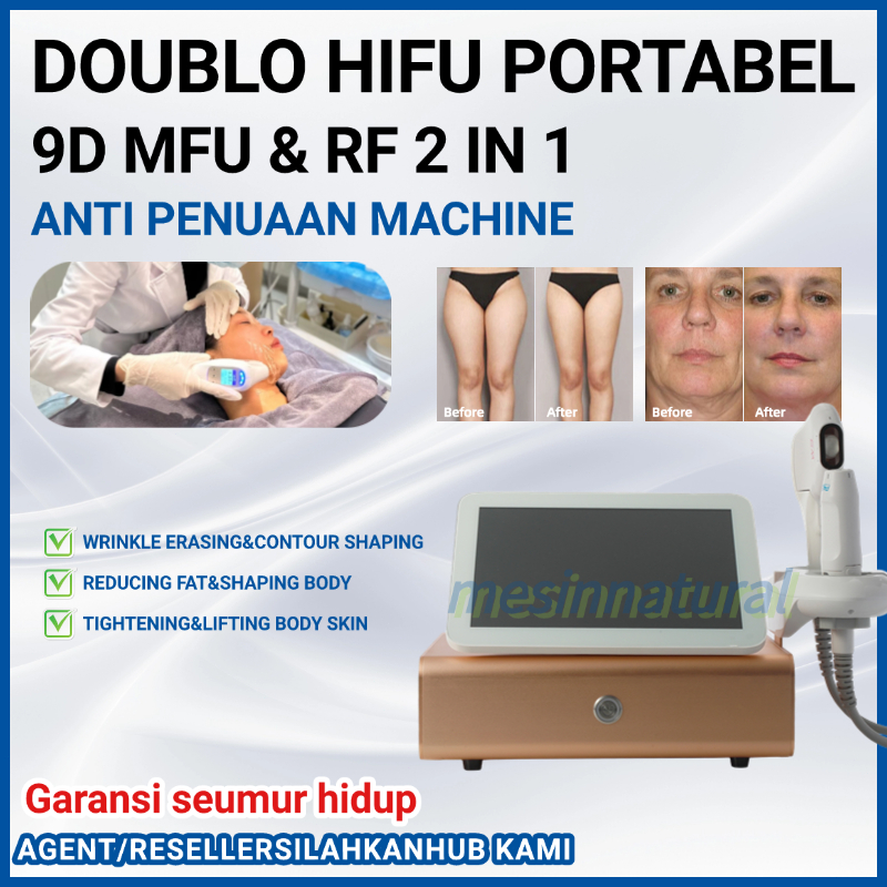 Portabel 9D HIFU Face ultrasound 7D hifu alat hifu wajah korean ultraformer Anti Aging treatment hif