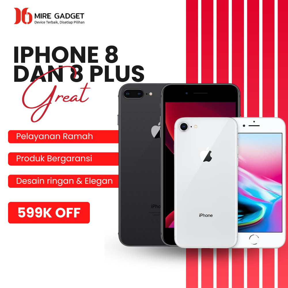 iPhone 8 | 8 Plus 64GB 256GB Second likenew All Provider Indonesia - MG