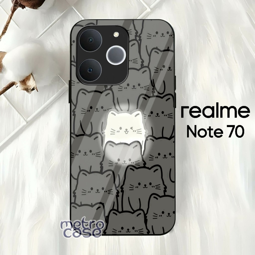 Softcase Hp Glass Kaca Glossy REALME NOTE 70 - REALME NOTE 70 2025 - NOTE 70 - REALME NOTE 70 - G86