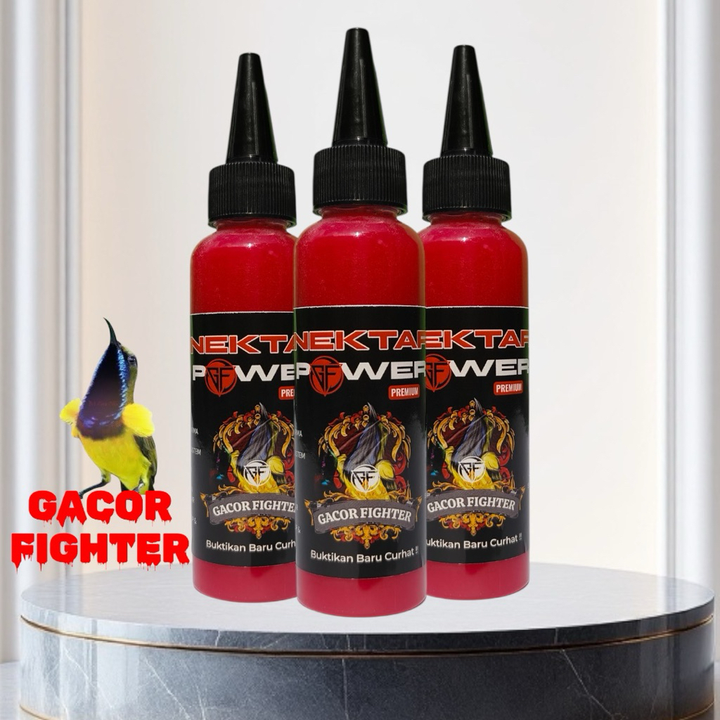 NEKTAR POWER GF Pakan Harian dan Lomba Sogon Konin Aman Tanpa Kroto Setiap Hari 110ml Aman Tanpa Kul