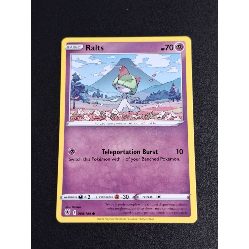 kartu pokemon original common Ralts 060/189