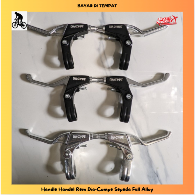 Handle Handel Rem Dia-Compe Sepeda Full Alloy