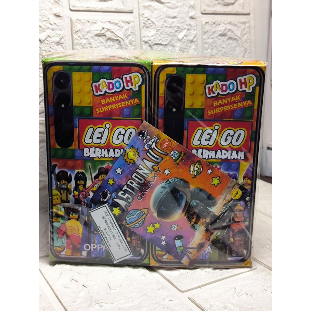 MAINAN MISTERI BOX KADO HP LEGO ISI 20