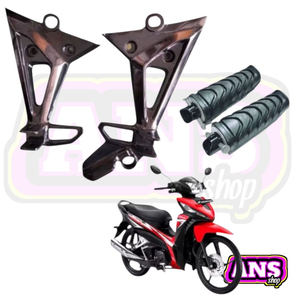 Dudukan Footstep Step Belakang Revo Fit Injeksi Pijakan Kaki Belakang Revo Fit Injeksi