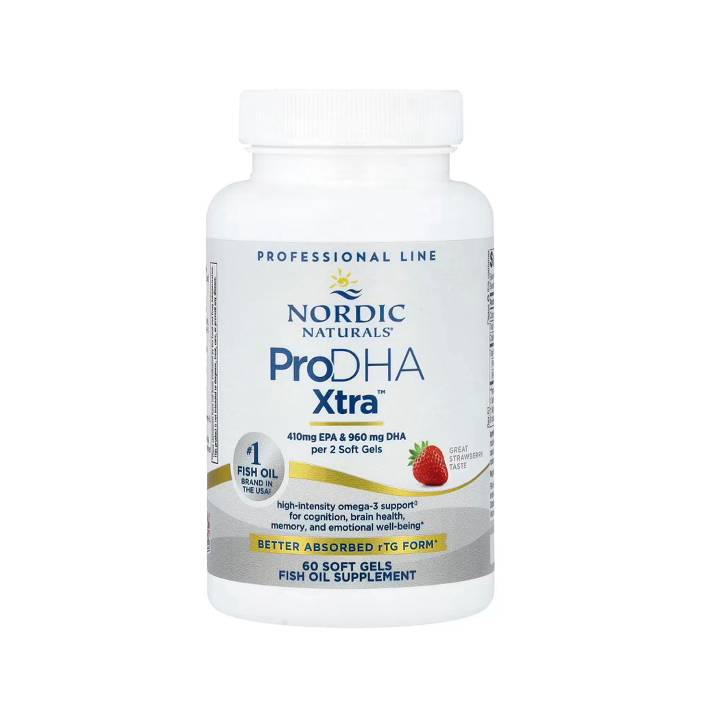 Nordic Naturals Pro DHA Xtra Strawberry 60 Softgels
