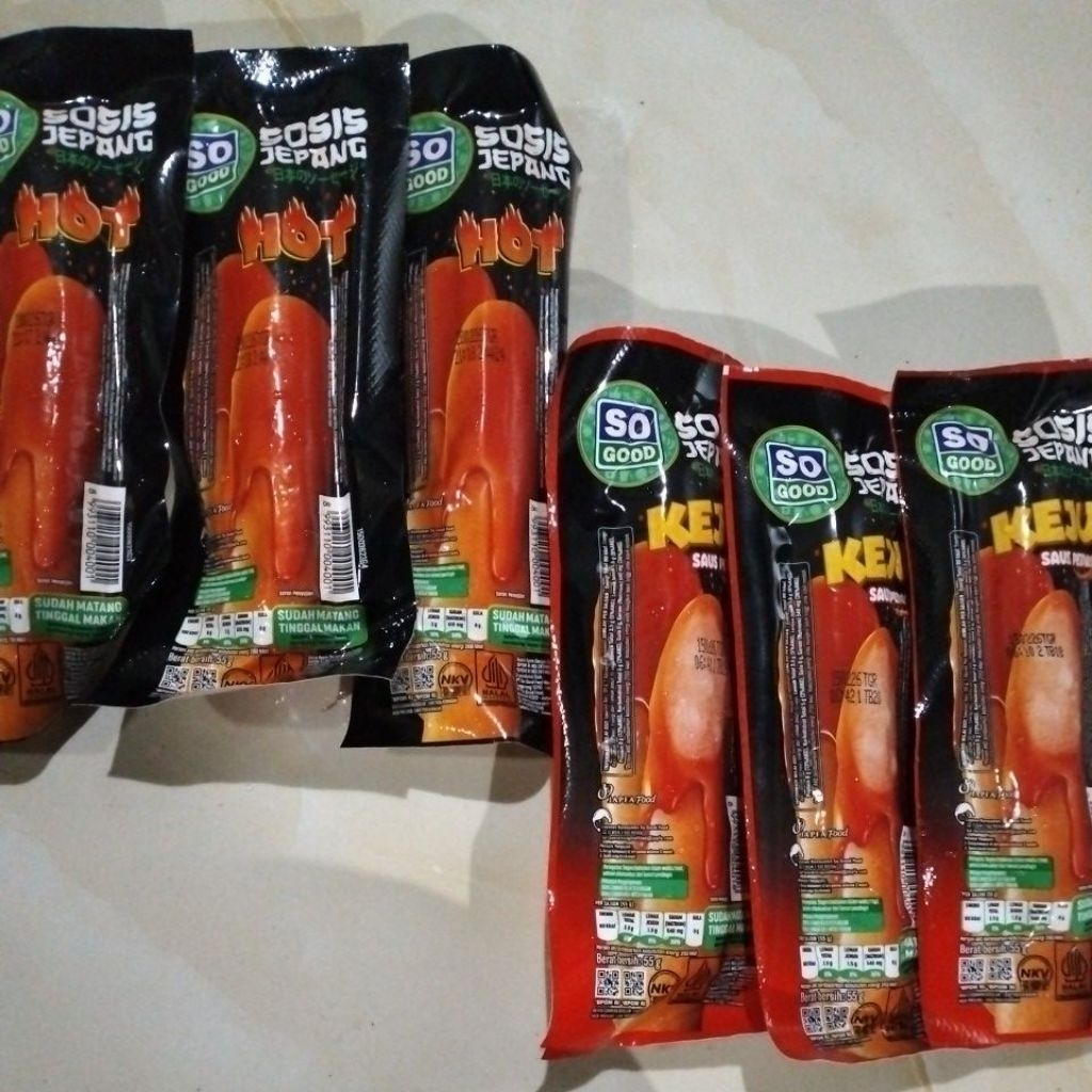 So Good Sosis Jepang Hot / Keju
