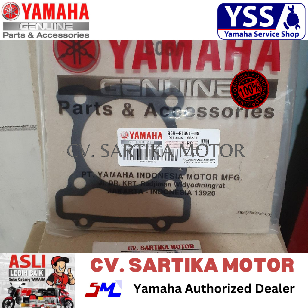 Paking Blok Bawah NMAX 2020 / Gasket Cylinder B6H-E1351-00