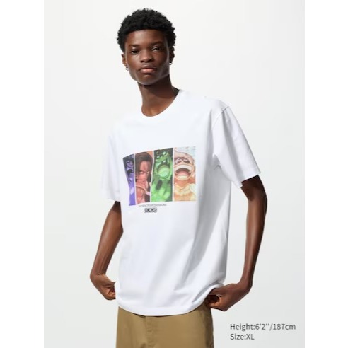 Kaos Uniqlo UT One Piece Lengan Pendek 480698 Original Kaos UT Unisex Lengan Pendek