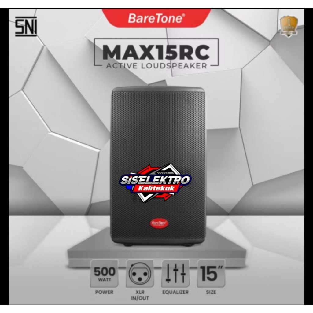 Baretone speaker aktif MAX15RC 15 inch speskere aktif baretone max 15rc