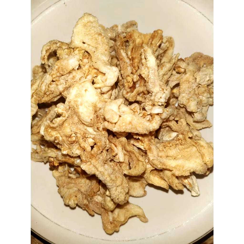 100 GRAM KERIPIK CEKER AYAM GURIH RENYAH | KERIPIK CEKER AYAM TANPA TULANG | KERIPIK CEKER PEDAS DAU