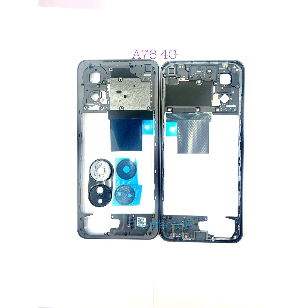 BAZEL BEZZEL TULANG TENGAH TUTUPAN MESIN OPPO A78 4G